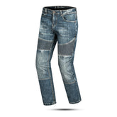 BELA URBAN Denim Jeans Moto Senhora Calcas Azul Khaki Tint